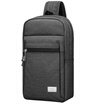 Seven wolves chest bag men&39s shoulder Messenger bag leisure sports pockets waterproof Oxford cloth black B0800675-401