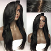 Top Quality Pre Plucked Full Lace Human Hair Wigs For Black Women 150 Density Brazilian Natural Straight Lace Front Human Hair Wig
