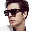 TANS San &39s sunglasses men&women retro sunglasses driving mirror 1030 sand black box silver