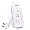 Deli 3985 new national standard anti-overload 3-bit combination hole 3 m sub-control switch socket plug plug board wiring board row plug drag line board