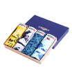 Cardi music crocodile men&39s underwear ice silk smooth slippery briefs pants fresh breathable underwear male four corners of the head 4 mixed color 2XL code