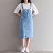 CITYPLUS Arts&Culture of the Department of Women&39s loose large size Slim washing jeans dress CWQZ172366 light blue S