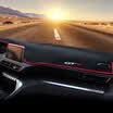 Huashi Peugeot 4008 dark pad black edge control panel sunshade modification special