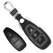 Huashi Toyota Highlander key bag hand sewing smart two-button black special steam key set keychain