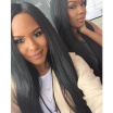 Lace Front Human Hair Wigs for Black Women Indian Virgin Hair Silky Straight Lace Front Wigs with Baby Hair