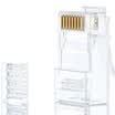 Ampang AMPCOM AMCAT6250030 six class crystal head split engineering RJ45 network Gigabit cable 8P8C gold-plated connector 30 sets bag