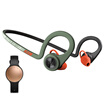 Plant BackBeat FIT Wireless Sport Stereo Music Bluetooth Headset Vitality Green MISFIT SHINE2 Fashion Smart Bracelet Rose Gold Set