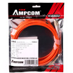 AMPCOM AMPCOM fiber jumpers multi-mode LC-SC dual-core real engineering carrier-class low-smoke halogen-free environmental protection skin 50125 transceiver pigtail jumper 5 meters