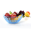 Jingdong Supermarket Ke Ruisuo Tai NC-8809 glass fruit plate Martha Colorful fruit color 23 cm color random