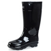 Pull back rain boots men&39s high tube waterproof anti-skid shoes shoes outdoor boots sets of shoes HXL838 black high tube 40 yards