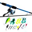 Tai Yu MH370 fishing gear 18 meters Luya fishing rod spinning wheel set sea rod straight handle fishing supplies in the middle of the beautiful appearance of the blue TY8012-T