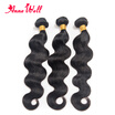 Anne Well Hair Products Peruvian Virgin Hair Body Wave 3 Bundles Peruvian Human Hair Extensions Body Wave Peruvian Hair Weave