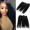 YYONG Hair Company Products Malaysian Deep Wave 3 Bundles Virgin Maylasian Hair Deep Wave Natural Color Wavy Human Hair Bundle