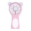Times Square Cartoon Bear Fan Fan Fan Mini Mute Portable Charger Handheld Fan Pink