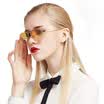 Jimmy Orange new sunglasses colorful men&women tide couple models toad sunglasses shade round face big frame driving glasses J7232SBUTL light blue small section