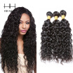 HHHair Malaysian Virgin Hair Water Wave Weave 3 Bundles Wet And Wavy Virgin Malaysian Hair Curly Weave Human Hair Bundles