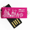 Beyond Viola PNY U disk twin plate 32G pink