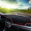Huashi modern leading light pad 16-18 central control instrument panel sunscreen insulation dark pad automotive supplies modified special black red edge