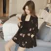 sustory Women&39s Wear 2017 Spring Embroidered suit suit Korean embroidery suit jacket drawstring shorts casual suit female fashion temperament two sets of tide SU074 black M