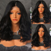 Glueless lace front human hair wavy wig 150 density brazilian hair Short lace front wigs for black women