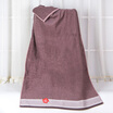 Matt towel home textiles pure cotton plain cut soft water absorbent adult cotton Daoxiang towel brown 68 138cm 350g article