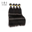 HHHair Peruvian Virgin Hair Straight 4 Bundles Peruvian Virgin Hair Human Hair Weave Bundles