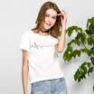 Red bean IDF women&39s simple style short-sleeved T-shirt female FTD7103B 90 black 165 88A