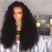 180 Density 8A Brazilian Kinky Curly Full Lace Wigs Glueless Lace Front Human Hair Wigs For Black Women Full Lace Human Hair Wigs