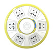 Break TOP 6 Colorful Series Anti-overloading Tray 3m Total Control TOP 5C Vanilla Yellow Socket Plug In Insert