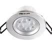 NVC NVC Lighting LED Spotlight Downlight Ceiling Light Aluminum Sand Bank 3 Watt Warm White 4000K Hole 7-75cm