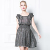 Red Bean&39s IDF Women&39s Waist Point Blouse Puff Sleeve Dress FQL308B1 TA Color 160 84A
