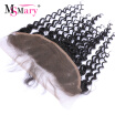 Cheap 8A Indian Deep Wave Lace Frontal Closure 13x4 Virgin Human Hair Curly Frontal With Baby Hair Full Lace Frontals Closure