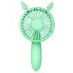 BX-F10 Mini Portable USB Charger Small Fan Green Handheld Meng Cat Cartoon Small Fan