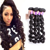 Brazilian Virgin Hair Loose Wave 4 Bundles 7A Virgin Brazilian Hair Weave BundlesMink Brazillian Loose Weave Virgin Human Hair
