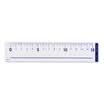 KOKUYO student office portable scale transparent ruler 15cm blue CL-R15