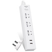 Effective deli 18221 new national standard intelligent anti-overloaded USB socket 21A fast charge 3 bit combination hole 18 m total control switch plug plug