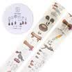 Kinbor hand&paper tape 35mm 10m hand book color decorative stationery tape a thing DTB64070