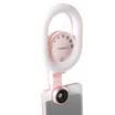 LIEQI F-518 mobile phone lens wide-angle macro live fill light three-in-one set of Apple Huawei external camera self-timer camera lens pink