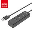 UNITEK usb20 splitter usb external sound card high-speed hub a drag three interface headset converter two-in-one computer free drive Y-2199BK