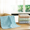Fu-day jade jade cotton towel 2 installed 32 Xinjiang combed cotton class A non-fluorescent plain adult towel wash towel 95 g Article 34 74cm powder rice