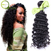 7A Free Shipping Brazilian Deep Wave Curly Virgin Hair 4Pcs Deep Culry Human Hair Weave Full And Thick No Tangle No Shedding