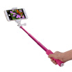 MOMAX mini Bluetooth selfie stick with remote control for iOS&Andriod rose-red