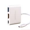 AMPCOM AMPCOM Type-C to HDMI USB-C 30 charge HUB HD converter Macbook millet Air notebook projector adapter aluminum alloy silver
