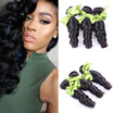 10A Brazilian virgin Hair Bouncy Curly Bundles 3pcslot Funmi Spring Curly Virgin Brazilian Human Hair Extensions Weaves Bundle