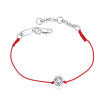 BAFFIN Red Rope Chain Anklet With Austrian Crystals For Women Girls Fashion Jewelry