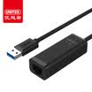 UNITEK Gigabit usb cable network card USB30 switch RJ45 cable interface Apple Mac Dell laptop computer port adapter black Y-3470BBK