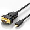 Yamazawa SAMZHE Type-C to VGA conversion cable USB31 to vga adapter Apple MacBook connection TV projector data cable 3 m black TPC-VG30