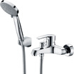 Shi Dan Lyle Larsd LD7804 full triple copper bathroom faucet with a mixing valve kit of hot&cold showers