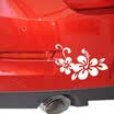 Shengte waterproof sunscreen car sticker paper clip with bow scratch car sticker size 198cm