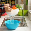 Ou Ruizhe Amoy rice 304 stainless steel thickened taste bucket wash basin sink Wash basin&basin basin rice screen